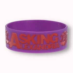 Asking Alexandria Rubber Silicone Bracelet